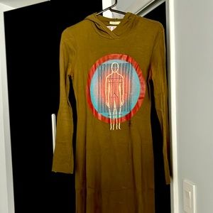 Jean Paul Gaultier cotton long sleeved t shirt dress.